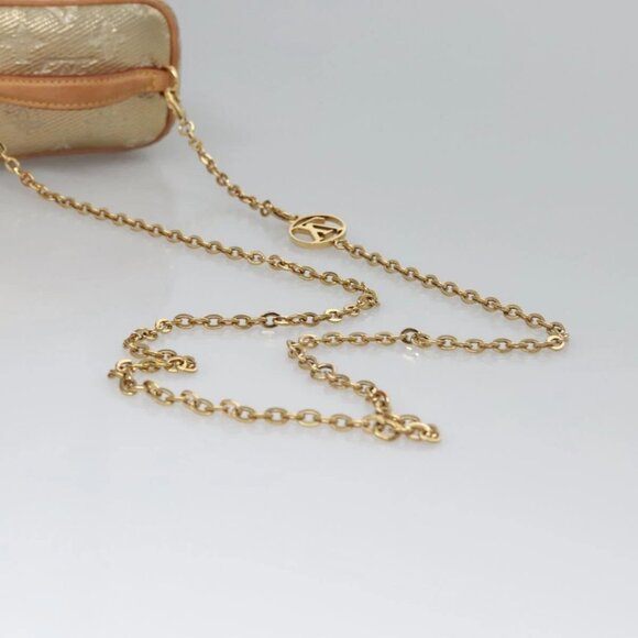 LOUIS VUITTON Monogram Laminated Jacquard Microvanity Gold M22920 LV Auth EC760S - Picture 8 of 16